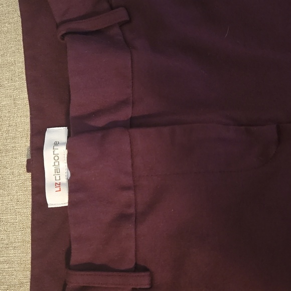 petite eggplant ankle pant - Picture 4 of 8